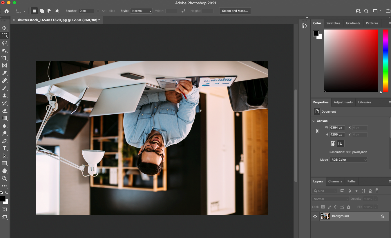 How to Flip an Image in Photoshop