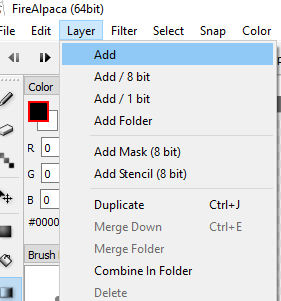 add option from the dropdown menu